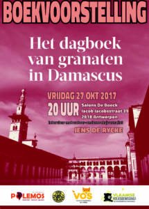 Boekvoorstelling 'Het dagboek van granaten in Damascus'